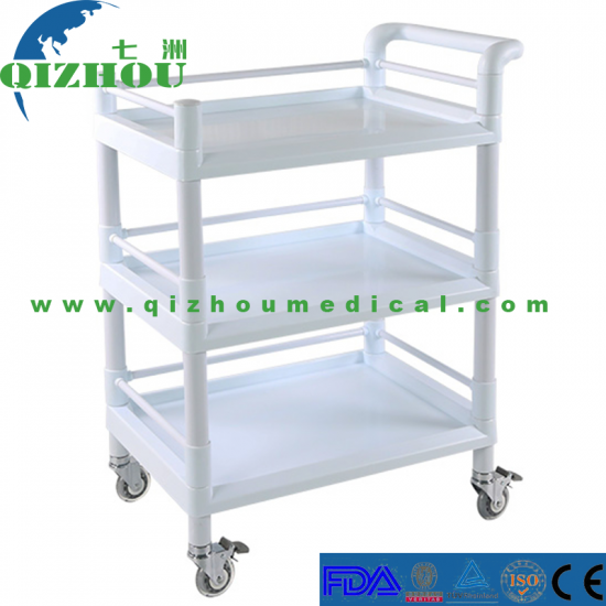 ABS material Medical Trolley Hospital / Beauty salon Trolley Medical Cart - Click Image to Close