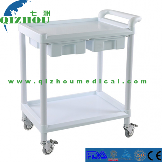 ABS Medical Equipment Plastic Therapy Trolley - Click Image to Close