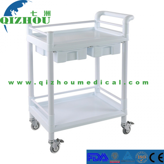 ABS Plastic Hospital Dressing Trolley - Click Image to Close