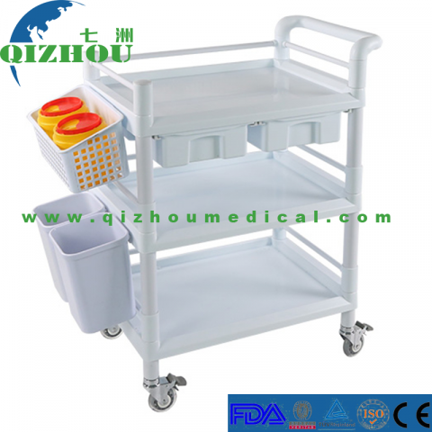 Beauty Furniture Trolley Plastic Baber Carts Trolley Beauty Salon Trolley