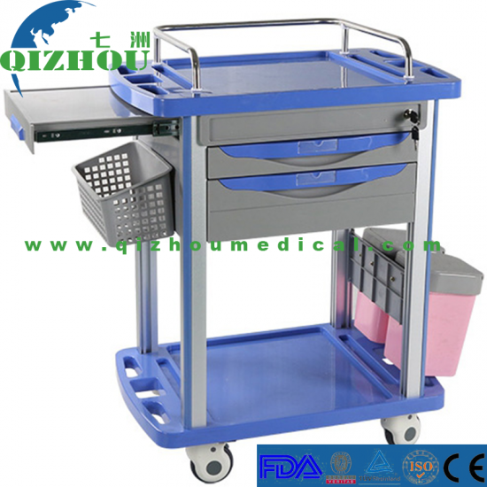 Big Size ABS Ward Nursing Treatment Trolley - Click Image to Close