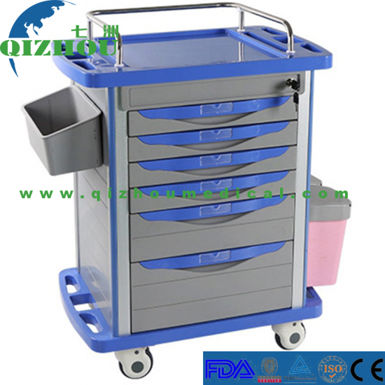 China Cheap Abs Plastic Hospital Medical Clinic Emergency Medicine Trolley Delivery Medication Drug Dispensing Cart - Click Image to Close