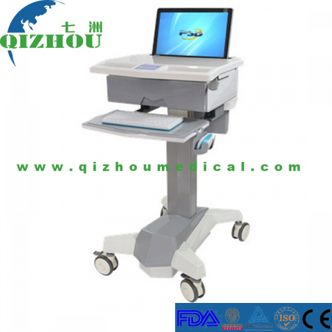 Computer Medical Cart Mobile Hospital Medical Cart Computer Laptop Trolley