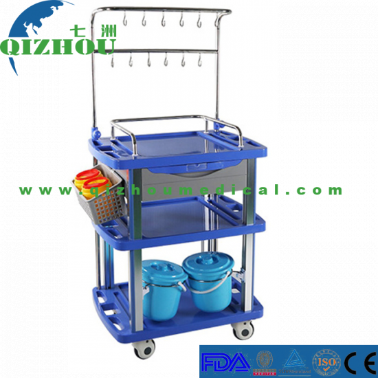 Ergonomics Hospital Cart Mobile Infusion Trolley - Click Image to Close