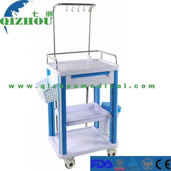 Good Quality Hospital Nursing Injection Trolley Medical Infusion Trolley - Click Image to Close