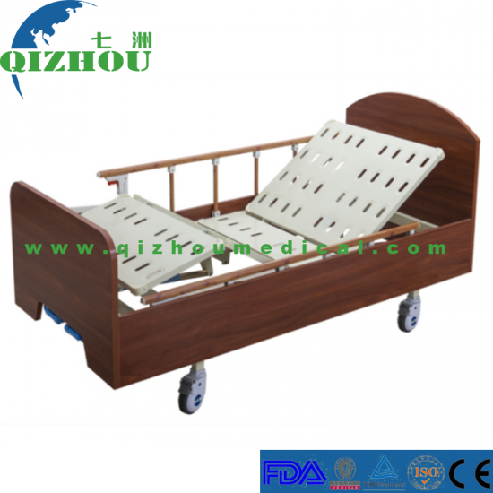 Home Care Nursing Two Functions Manual Hospital Medical Bed - Click Image to Close