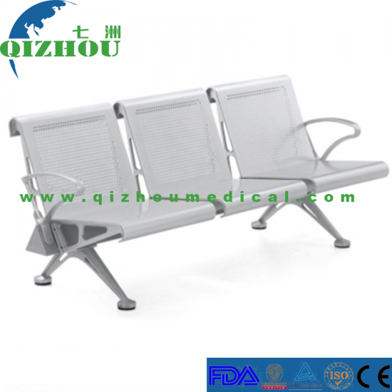 Hospital Bank Airport Beam Chair 3 Seats Bench Clinic Steel Waiting Room Chair - Click Image to Close