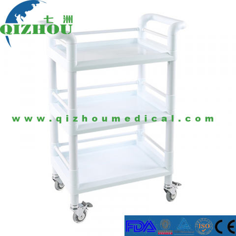 Hospital Furniture ABS Emergency Trolley Nursing Trolley