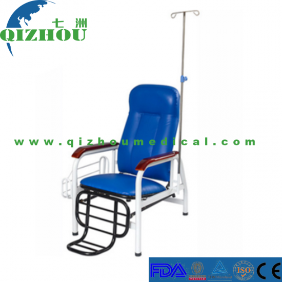 Hospital furniture Patient Transfusion Chair, Infusion Chair with IV Pole - Click Image to Close