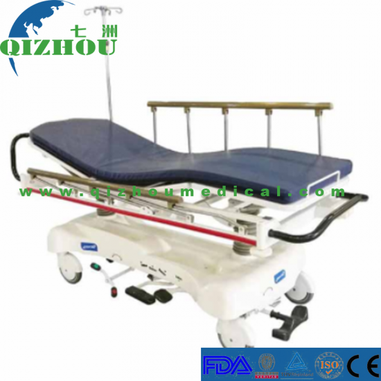 Hospital Hydraulic Patient Trauma Transport Stretcher - Click Image to Close