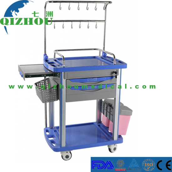 Hospital Iv Drip Stand Medical Trolley Infusion Support Cart Perfusion Support Trolley - Click Image to Close