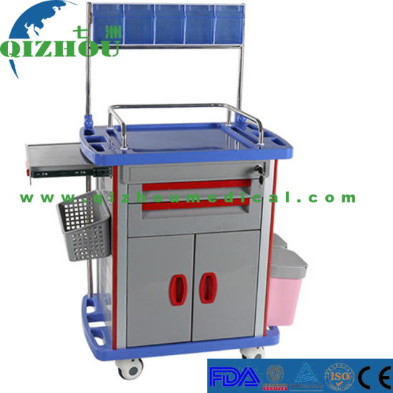 Hospital Medical Anesthesia Accessories Cart - Click Image to Close