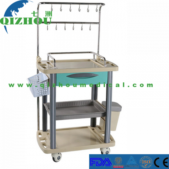 Hospital Medical Crash Cart Infusion Trolley - Click Image to Close