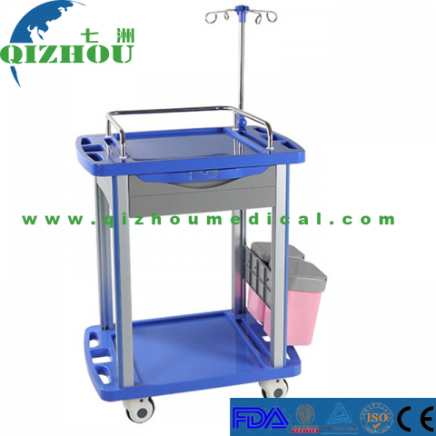 Hospital Medical Nursing ABS Treatment Instrument Clinic Equipment Infusion Trolley