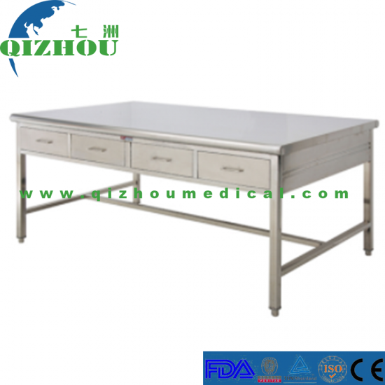 Hospital Medical Stainless Steel Working Table For CSSD - Click Image to Close