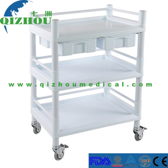 Hospital Ward Utility ABS Trolley - Click Image to Close