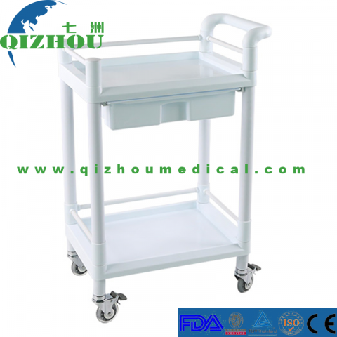 Hosptail Trolley Medical ABS Cart Detachable Medical Trolley