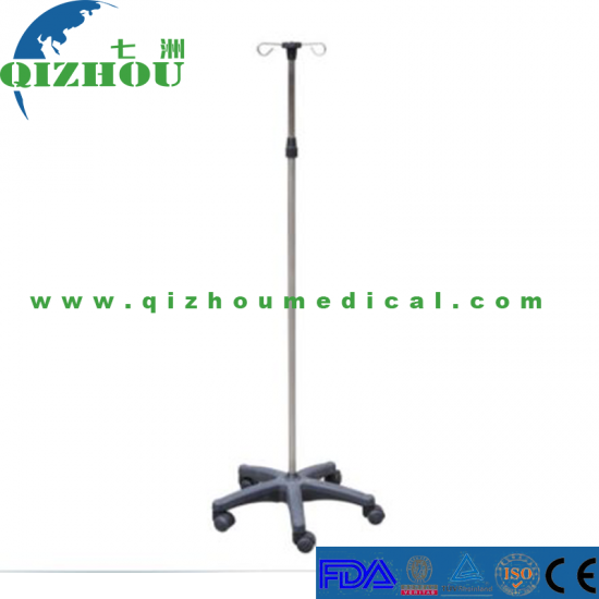 Hosptial Stainless Steel IV Pole Stand - Click Image to Close