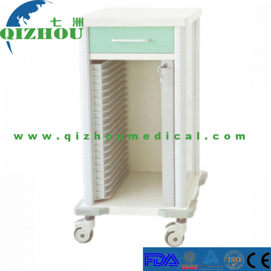 Hot Sale Medical Cart Hospital Medical Record File Trolley - Click Image to Close