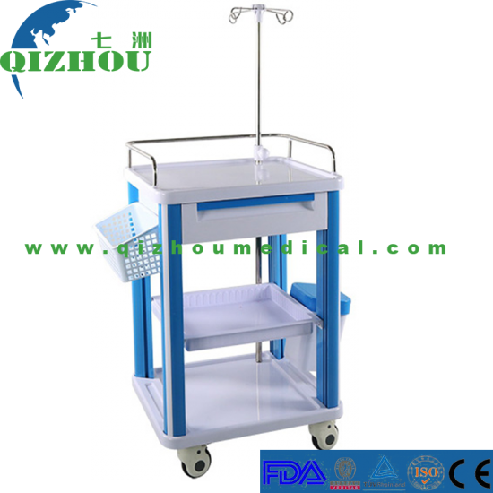 Hot Sale New Design Treatment Trolley Nurse Cart Good Price - Click Image to Close