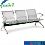 Hot Sell Hospital Waiting Chair Station Chair Stainless Steel Airport Chair Bank Row Seat