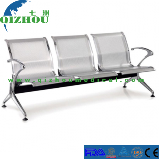 Hot Sell Hospital Waiting Chair Station Chair Stainless Steel Airport Chair Bank Row Seat - Click Image to Close