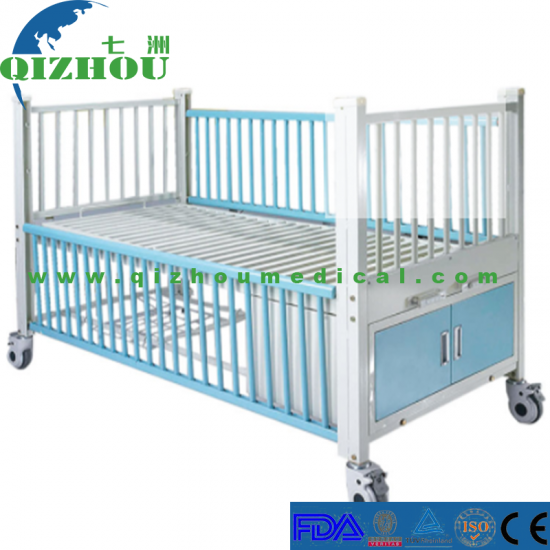 Hot-selling Children Medical Bed Two Cranks Manual Medical Pediatric Hospital Bed For Sale - Click Image to Close