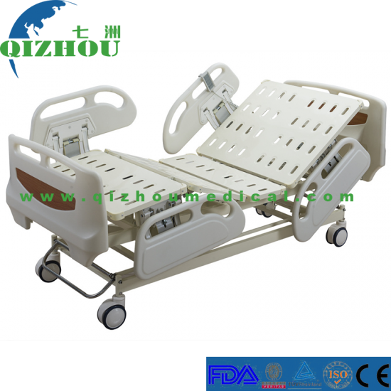 ICU Patient Furniture Medical 3 Functions Electric Hospital Bed for Clinic - Click Image to Close