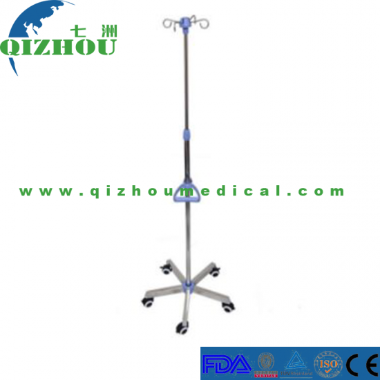 IV Pole Kit With Push Handle Stainless Steel IV Stand for Hospital Injection Room - Click Image to Close