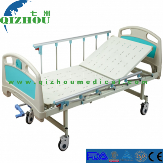 Manual Adjustable Abs Single Crank Hospital Bed - Click Image to Close