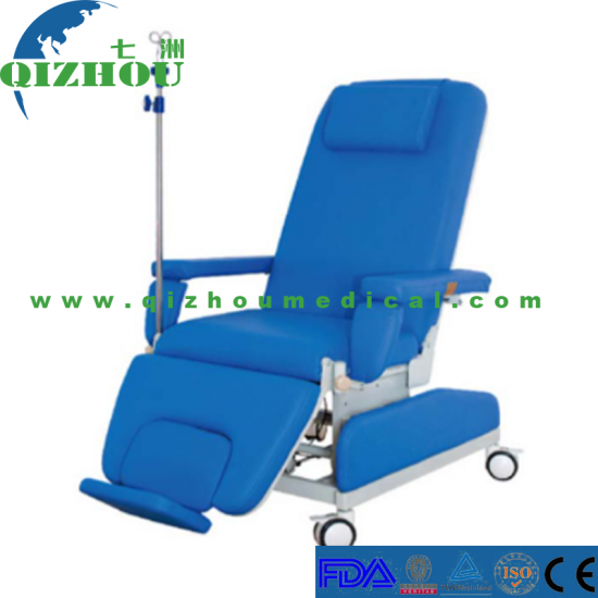 Manual Function Medical Blood Donor Adjustable Hospital Chair - Click Image to Close