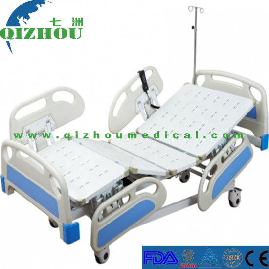 Medical Equipment Five Functions Electric Adjustable Hospital Beds - Click Image to Close