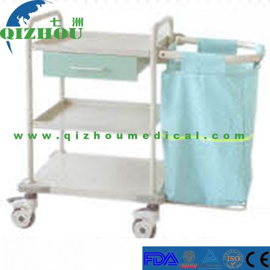 Medical Waste Collecting Trolley Morning Care Trolley Nursing Trolley - Click Image to Close