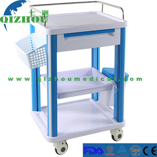 Mobile Medicine Carts Medical Hospital Treatment Trolley Manufacturers - Click Image to Close