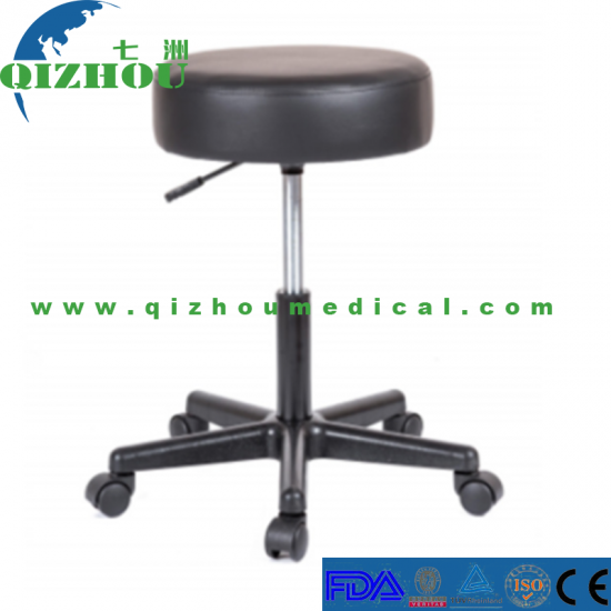 Movable Nurse Medical Lab Pneumatic Lift Stool with Five Leg Cheap Price - Click Image to Close