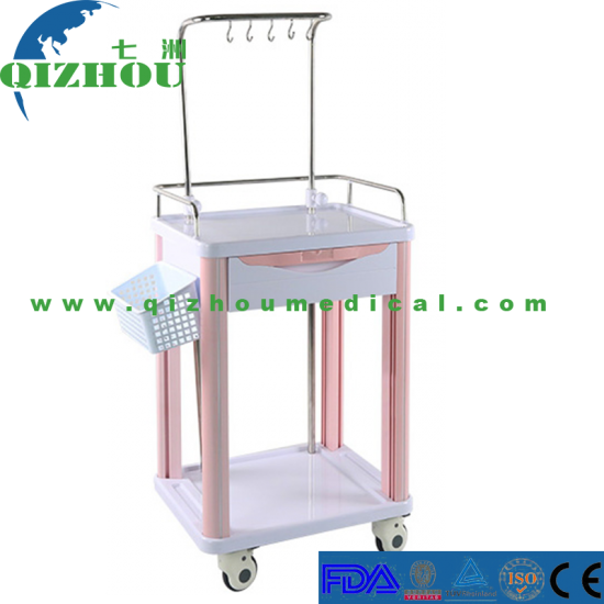 Plastic Infusion Drawer Trolley With Wheels - Click Image to Close