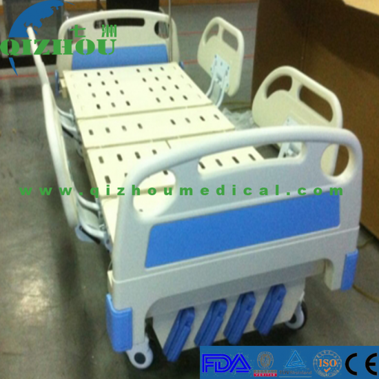 Sale 4 Crank Five Functions Best Price Manual Medical Hospital Bed - Click Image to Close