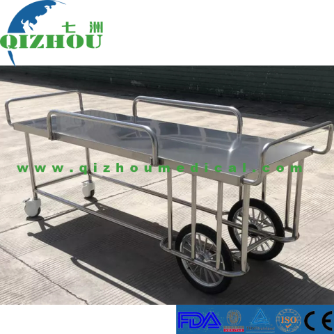 Stainless Steel Body Transport Truck With Guardrails