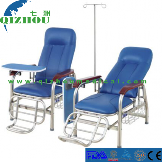 Stainless Steel Hospital Reclining Infusion Chair/Transfusion Chair - Click Image to Close