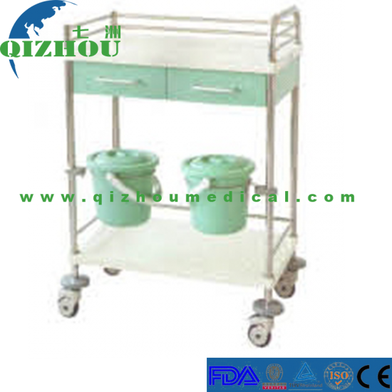 Steel Plastic Hospital Ward Nursing Trolley Equipment - Click Image to Close