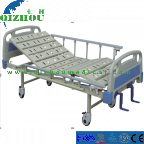 Stock Factory Outlet Cheap 2 Cranks Manual Hospital Bed For Sale