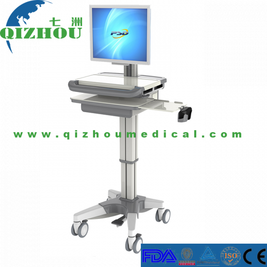 Support Customization Medical Computer Trolley,Display Mobile Cart China Manufacture - Click Image to Close